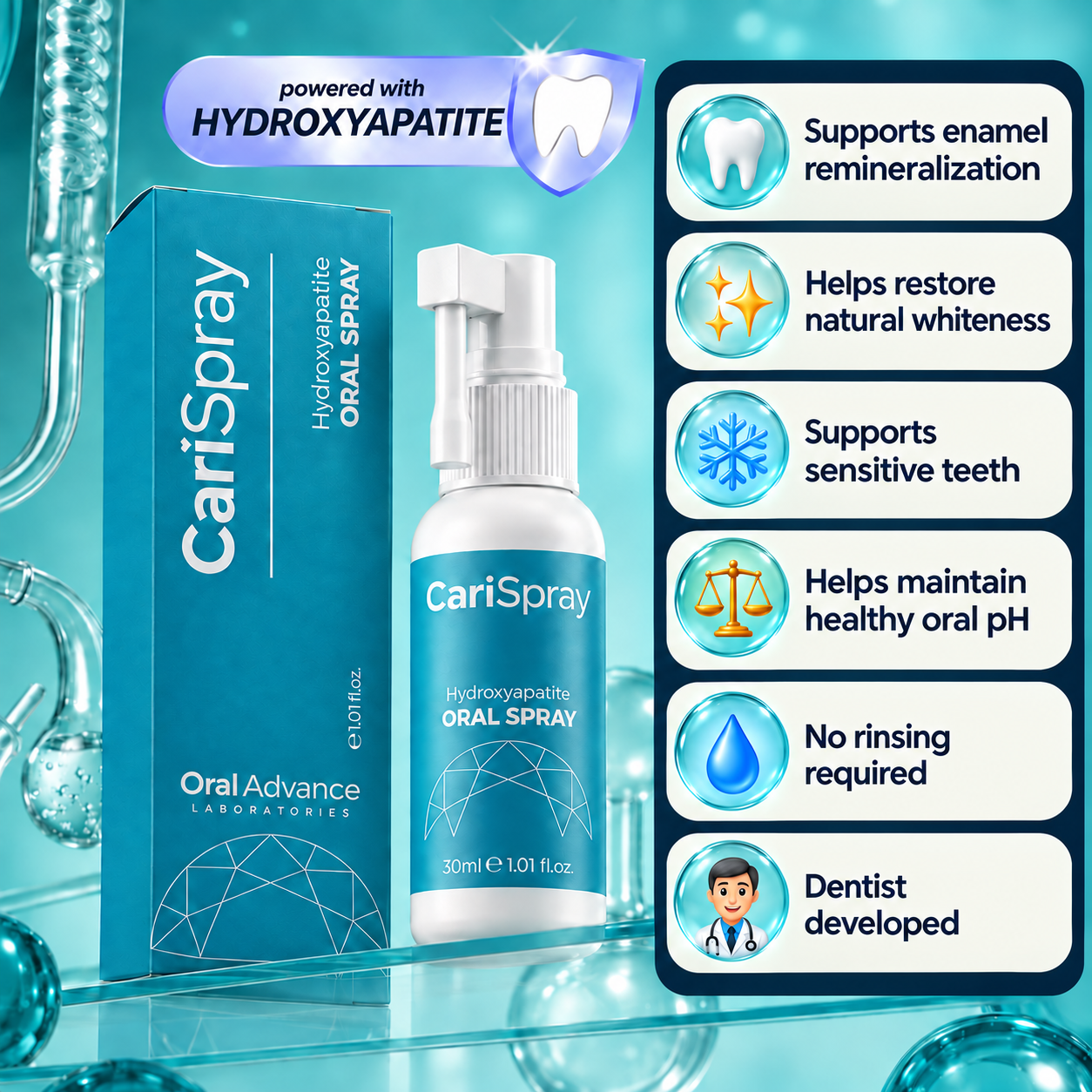 CariSpray Nano-Hydroxyapatite Oral Spray