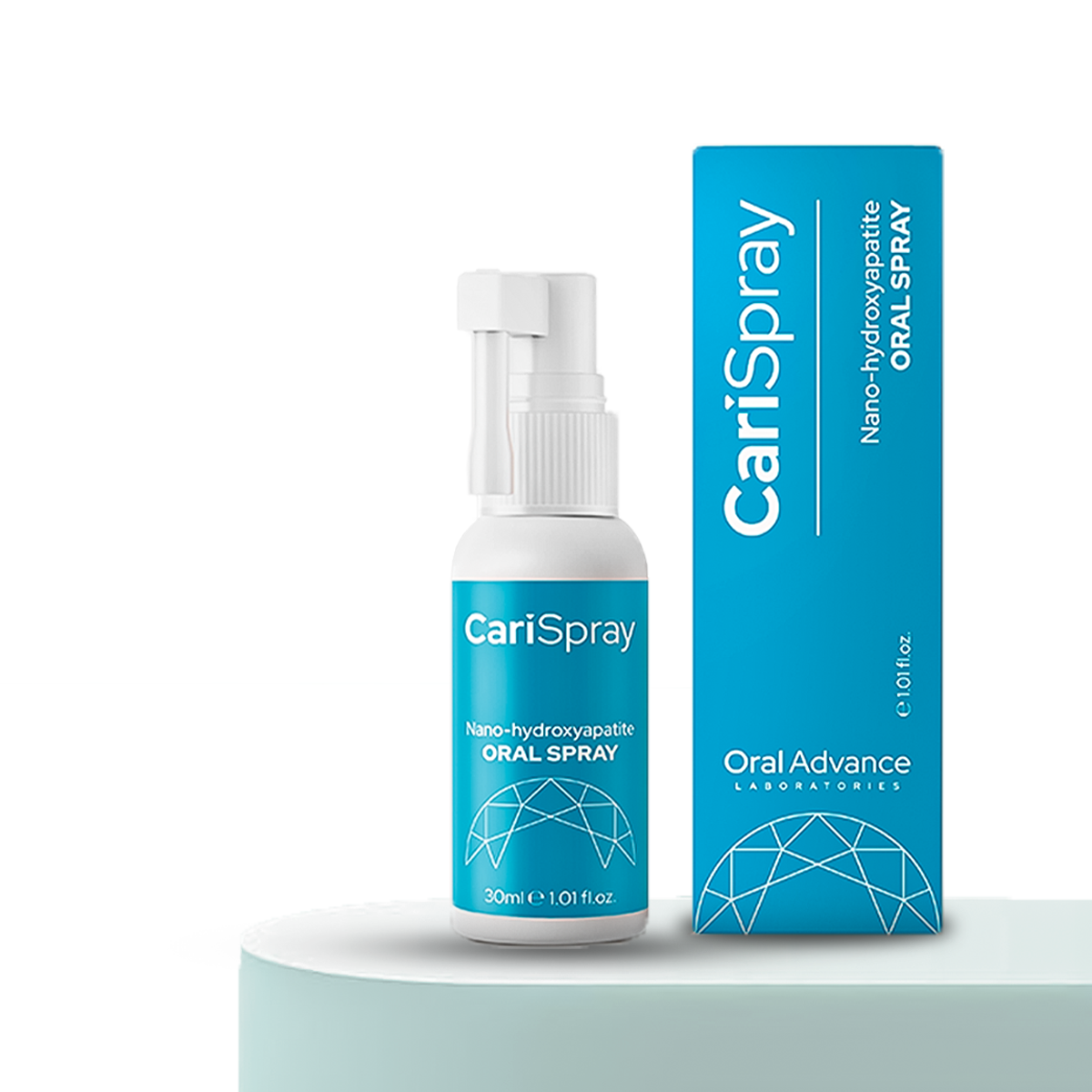 CariSpray nano-hydroxyapatite oral spray for cavity prevention and tooth remineralization